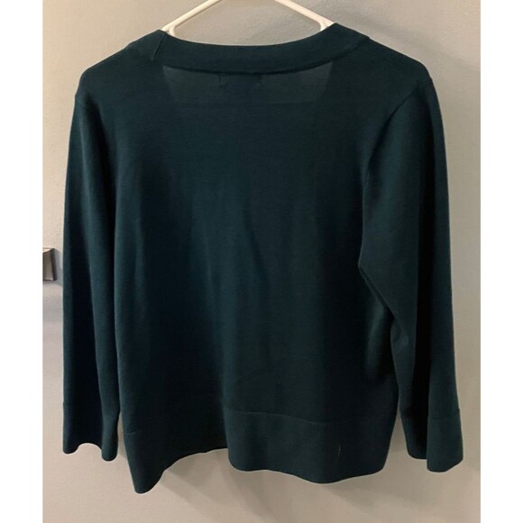 Chaps Petite Women Dark Jade Shrug Sz PXL NWOT - Picture 5 of 5